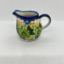 Load image into Gallery viewer, 5 oz Creamer - Green Floral - Art