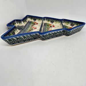 Christmas Tree Divided Platter - U-LA3