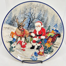 Load image into Gallery viewer, Limited Edition Large Plate - Santa with Friends