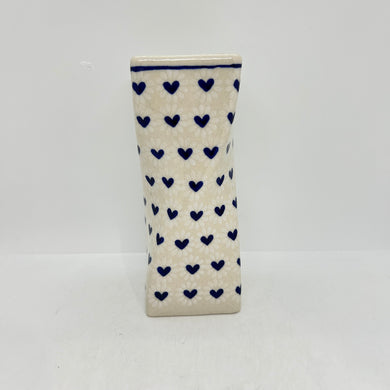 Lady Blue Twisted Vase - 021 - U1