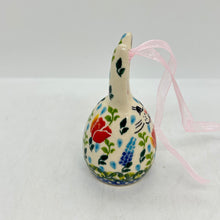 Load image into Gallery viewer, Egg Bunny Tree Ornament - Flower with Bee