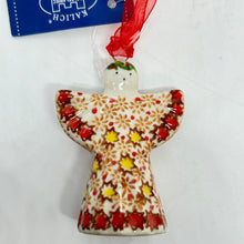 Load image into Gallery viewer, Christmas Market Angel - Brown with Yellow Stars