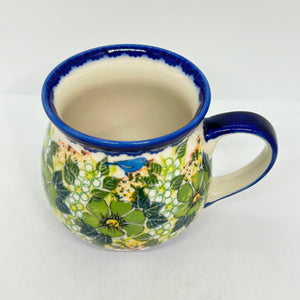 16 oz. Bubble Mug ~ Green Floral - A2