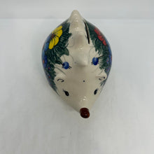 Load image into Gallery viewer, Hedgehog Piggy Bank - Floral Art 2