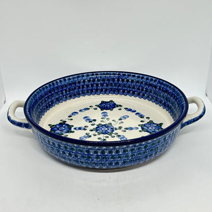 Baker ~ Round w/ Handles ~ 10 inch ~ 163X ~ T4!