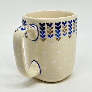 Lady Blue Square Mug - 001 - U2