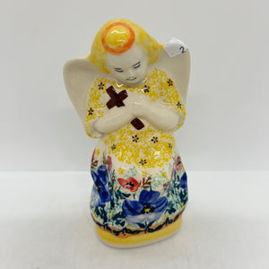 Second Quality Angel with Cross Figurine - WK81