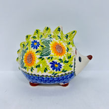 Load image into Gallery viewer, Hedgehog Piggy Bank - Sunflower Flower