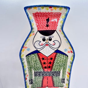 Nutcracker Platter - Red with Red Vest