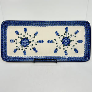 584 ~ Scalloped Tray ~ 6" x 13" ~ 0163X - T4!