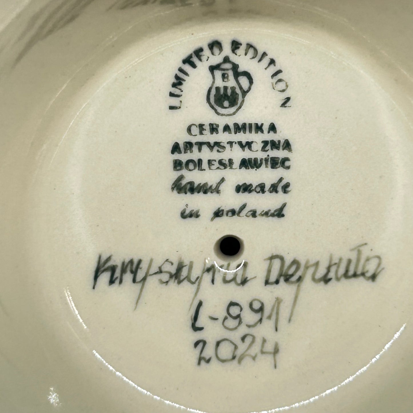 Limited Edition Wavy Pedastal Bowl - L-891