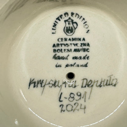 Limited Edition Wavy Pedastal Bowl - L-891