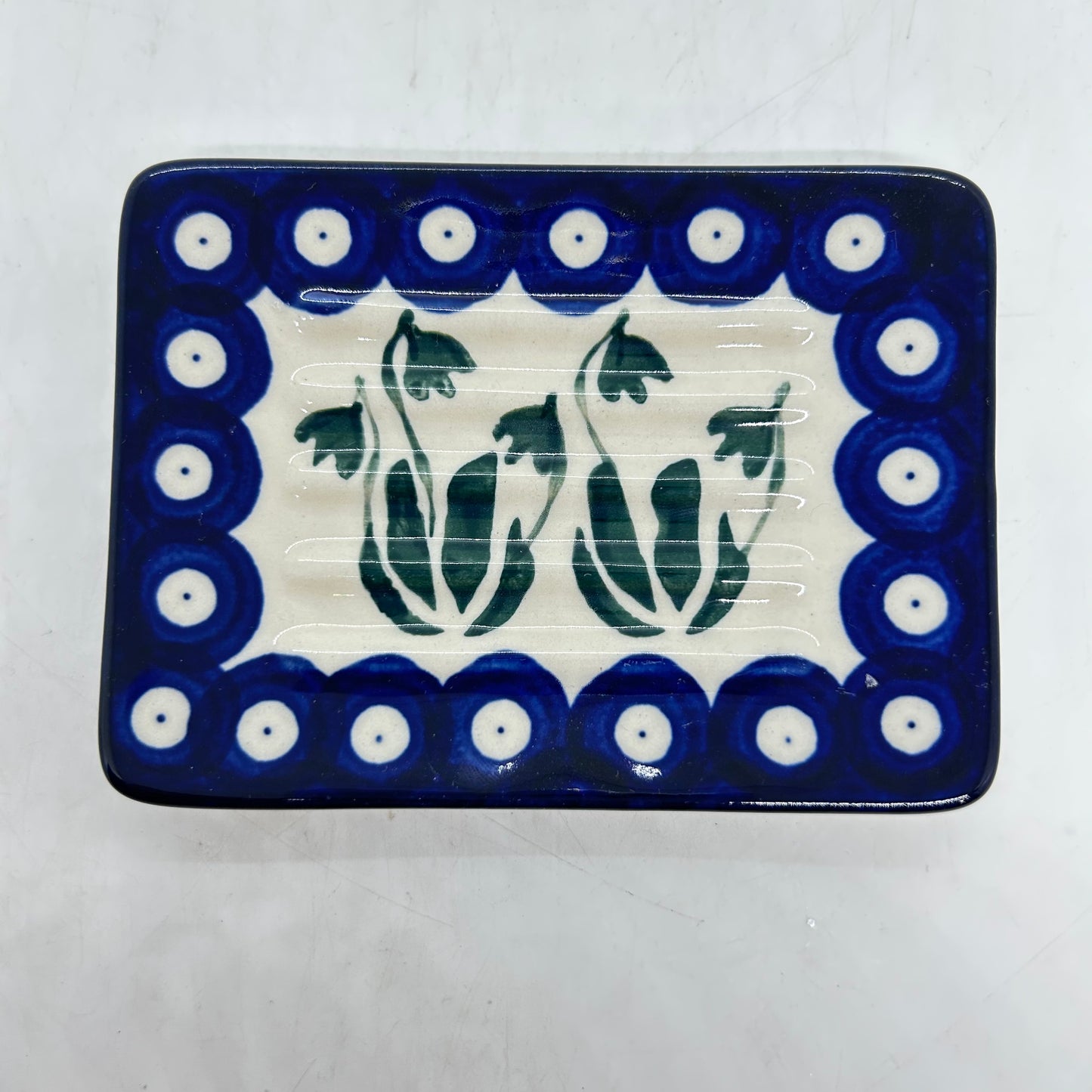 Soap Dish ~ 3.25 x 4.25 inch - 377O - T1!