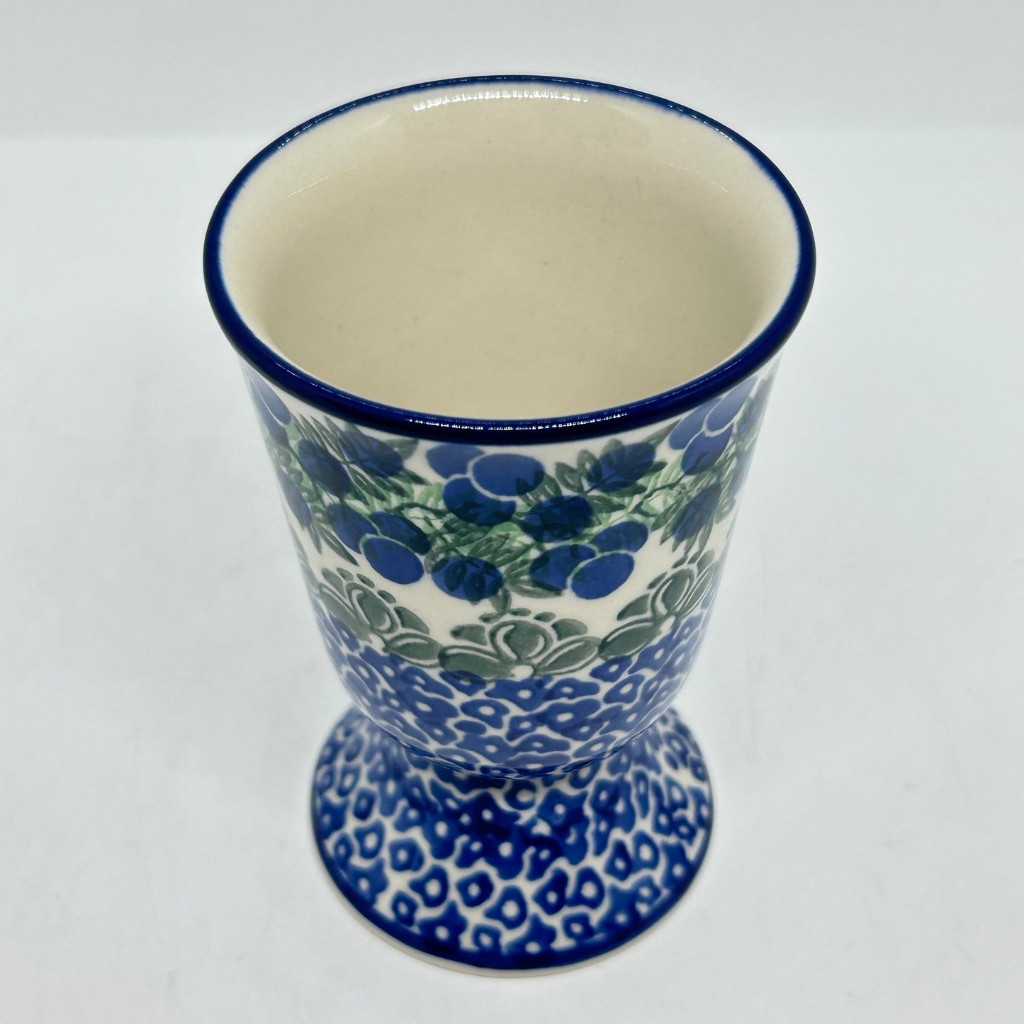 Pottery Wine Glass - 1413X- T3!