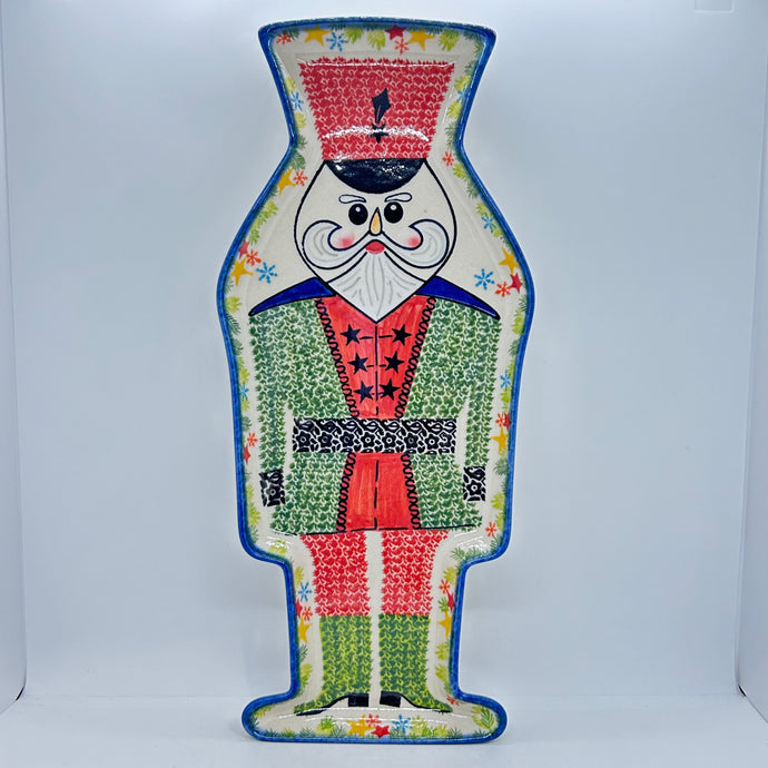 Nutcracker Platter - Red with Red Vest