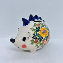 Load image into Gallery viewer, Hedgehog Piggy Bank - Sunflower Pumpkin