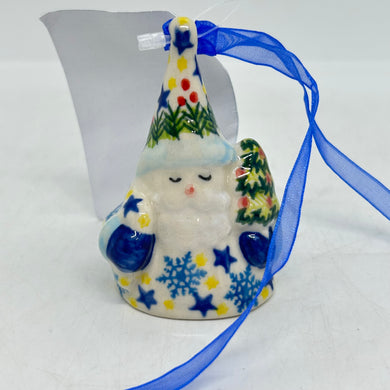 Kalich Small Santa - Blue Snowflake