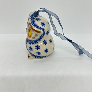 Owl Ornament - Blue Winged Snowflake