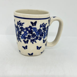 Lady Blue Square Mug - 008- U3