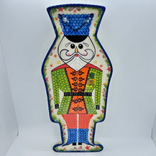 Load image into Gallery viewer, Nutcracker Platter - Blue Rope with Orange Vest