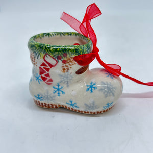 Christmas Boot Ornament -  Stocking