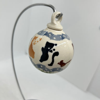 2" Round Ornament Cats - KOT4