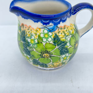 5 oz Creamer - Green Floral - Art