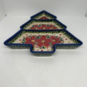 Christmas Tree Divided Platter - A-S5