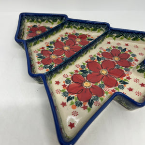 Christmas Tree Divided Platter - A-S5