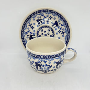 Oversized Mug with Saucer - 027 - U4