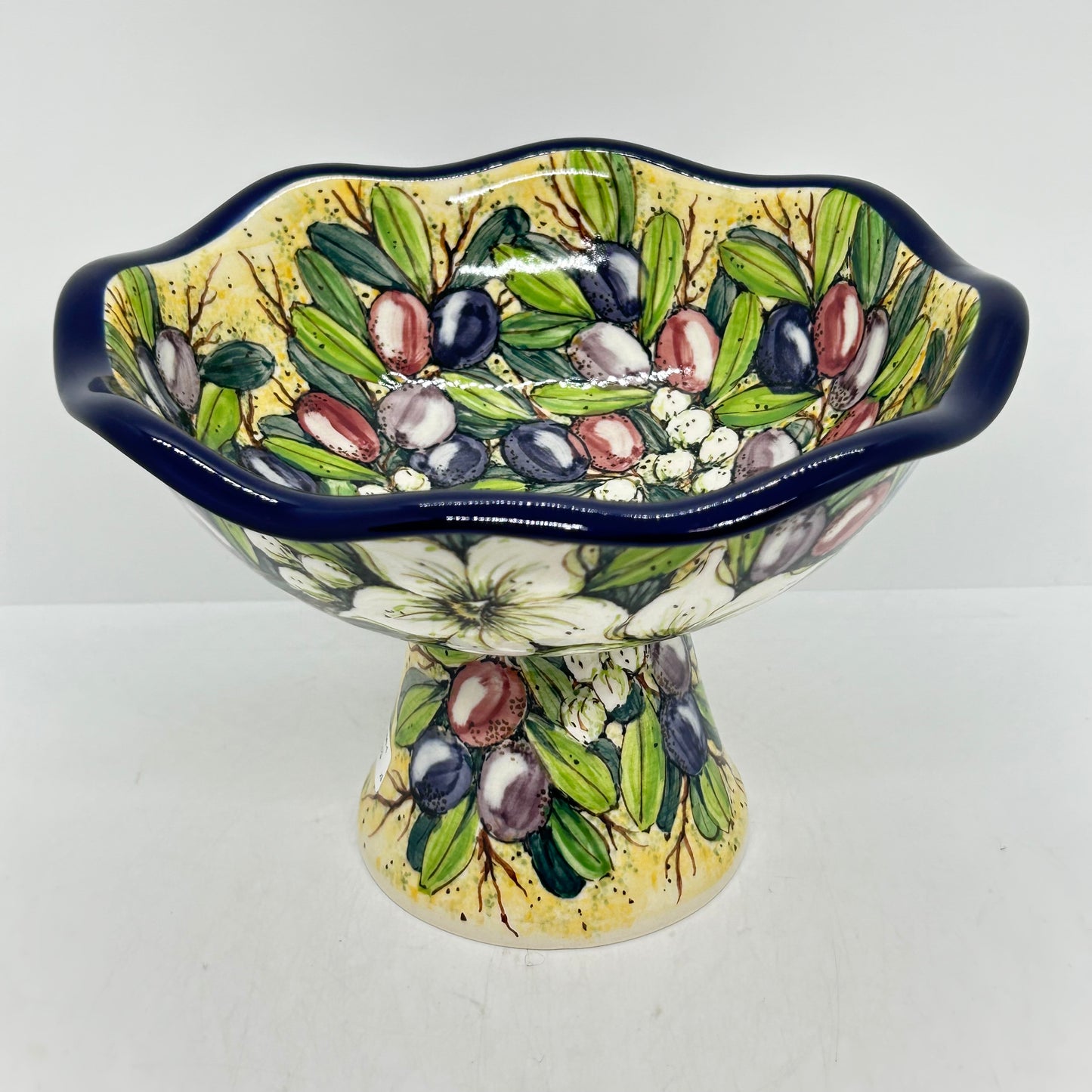 Limited Edition Wavy Pedastal Bowl - L-890