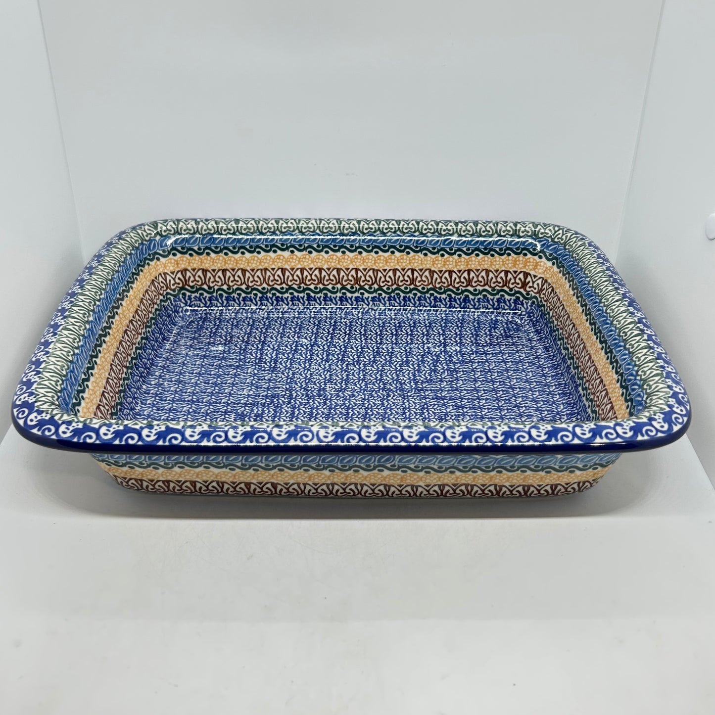 854 ~ Baker ~ Rectangular w/Rim ~ Lasagna ~ 11.25" x 13.75" ~ 1304X ~ T4!