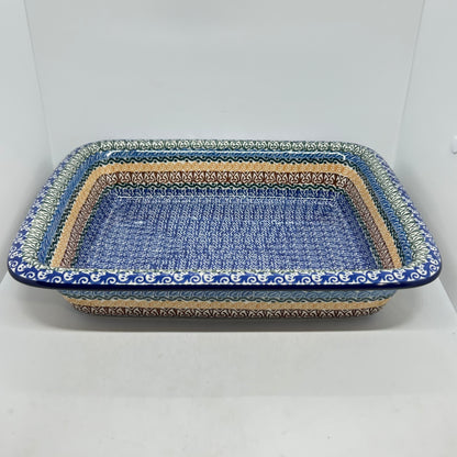 854 ~ Baker ~ Rectangular w/Rim ~ Lasagna ~ 11.25" x 13.75" ~ 1304X ~ T4!