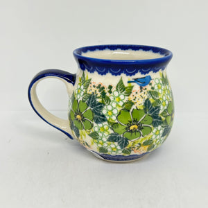 16 oz. Bubble Mug ~ Green Floral - A2