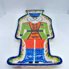 Load image into Gallery viewer, Nutcracker Platter - Blue Rope with Orange Vest