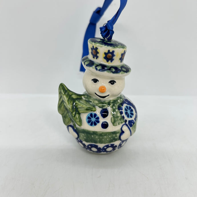 Ornament Snowman with Tree - 0EOZ