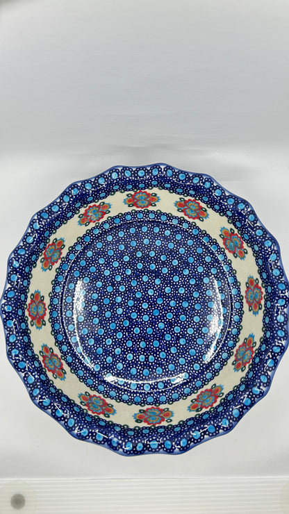 A185 Wavy Pie Plate  - D82
