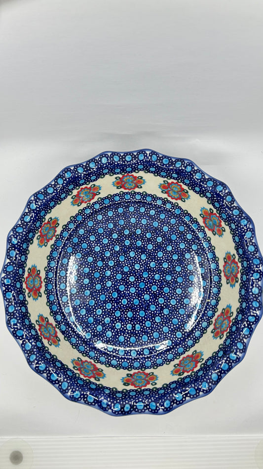 A185 Wavy Pie Plate  - D82