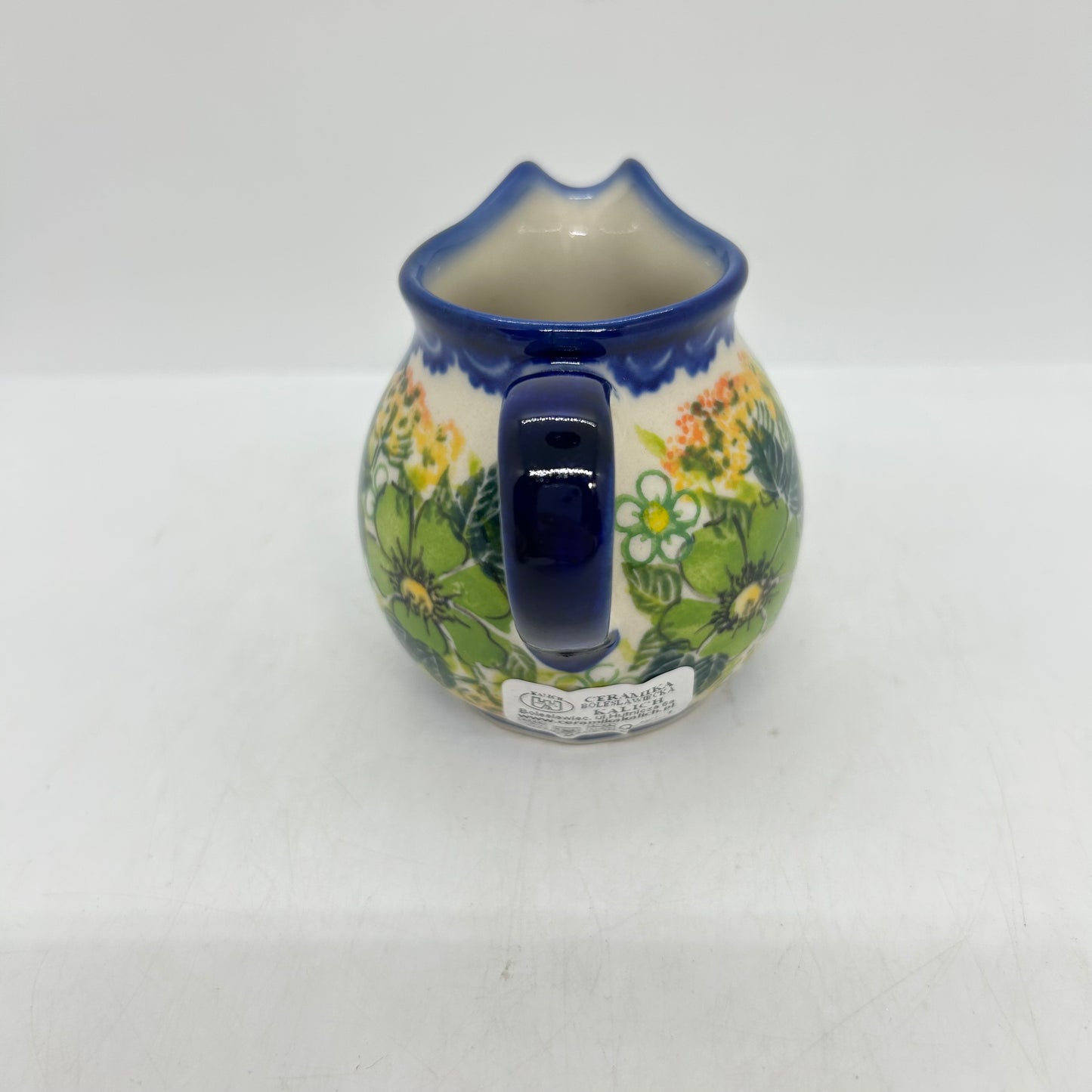 5 oz Creamer - Green Floral - Art