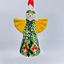 Load image into Gallery viewer, Christmas Market Angel - Green Holly