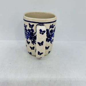 Lady Blue Square Mug - 008- U3