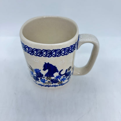 Lady Blue Square Mug - 006 - U3