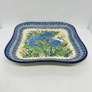 Tray ~ Square Fluted (9.5 in.) ~ U5048 - U6!