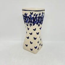 Load image into Gallery viewer, Lady Blue Twisted Vase - 008 - U3