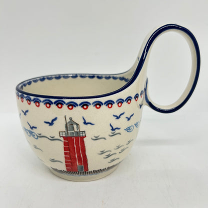845 ~ Bowl w/ Loop Handle ~ 16 oz - U5164 ~ U3!