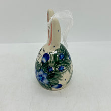 Load image into Gallery viewer, Egg Bunny Tree Ornament - Big Blue Flower