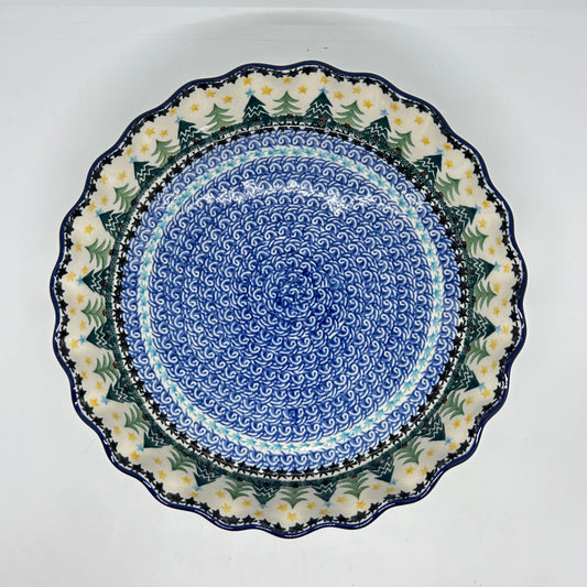636 ~ Pie Plate ~ Fluted ~ 10" ~ 1284X - T3*