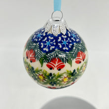 Load image into Gallery viewer, 2.5&quot; Kalich Round Ornament - Red Bells