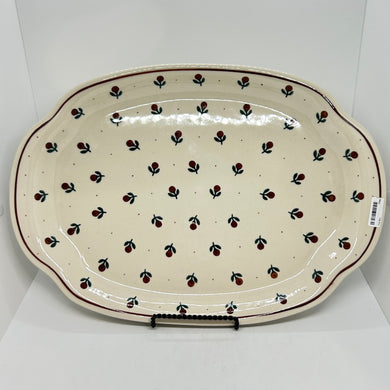 Platter ~ Oval ~ 11.5 x 15.5 inch ~ 135A - T1!