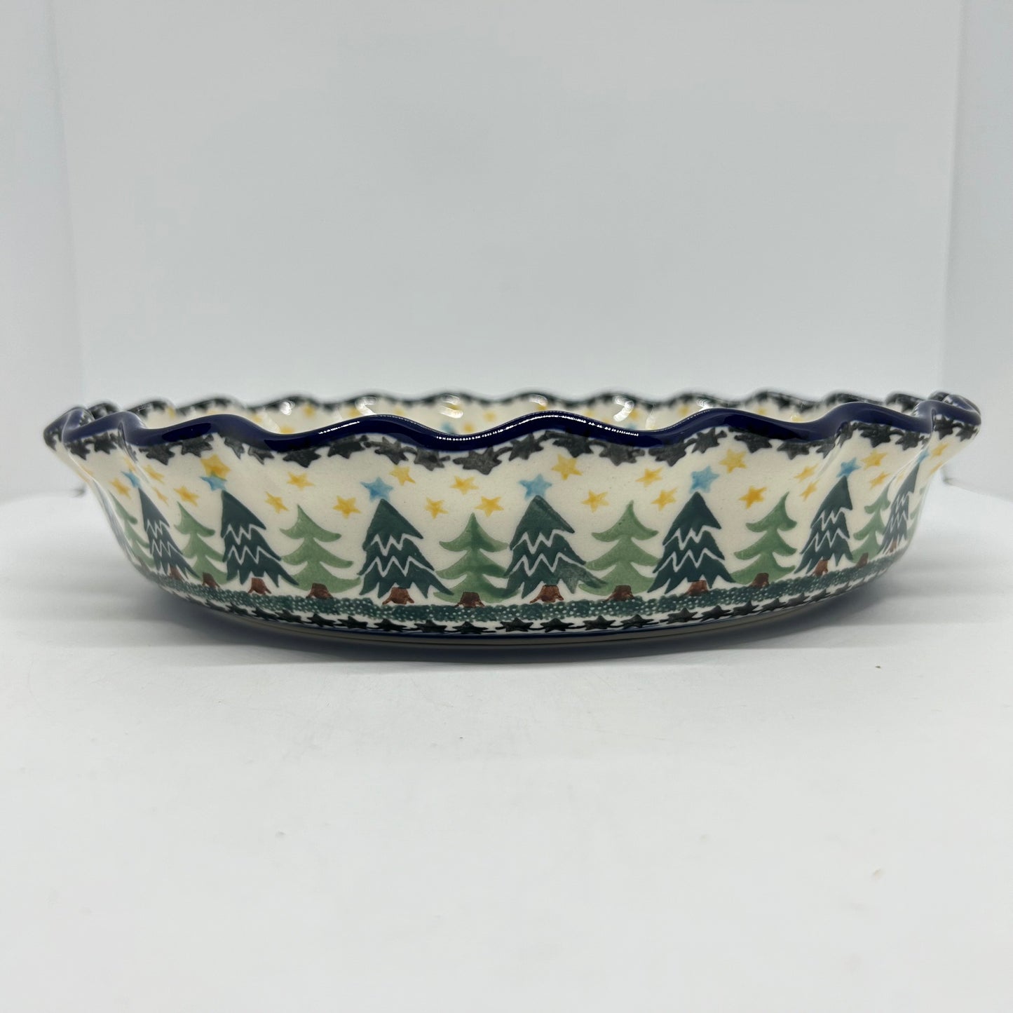 636 ~ Pie Plate ~ Fluted ~ 10" ~ 1284X - T3*